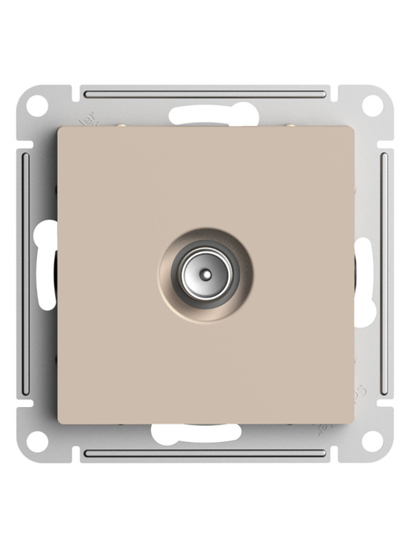 Розетка Systeme Electric AtlasDesign ATN001293 песочный