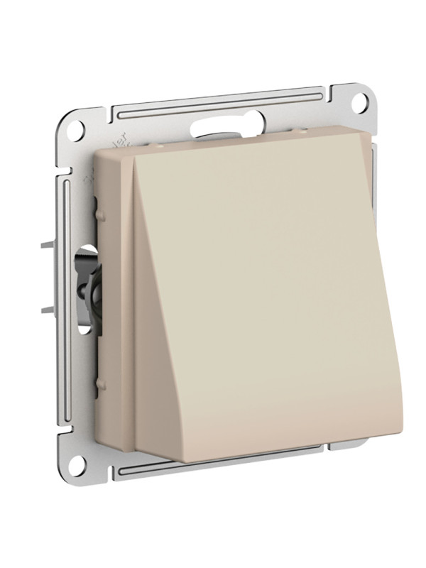 Вывод кабеля Systeme Electric AtlasDesign ATN001299 песочный  сбоку