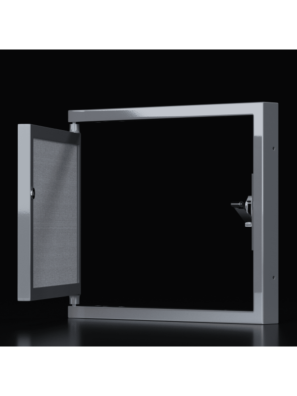 Ревизионный сантехнический люк Shagma 40-30 под углом с открытой дверцей