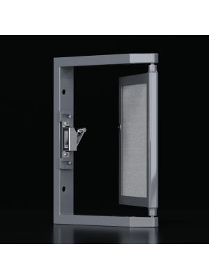 Ревизионный сантехнический люк Shagma 50-100 под углом с открытой дверцей