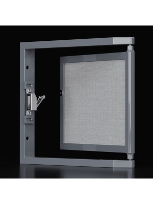 Ревизионный сантехнический люк Shagma 60-30 сбоку с открытой дверцей