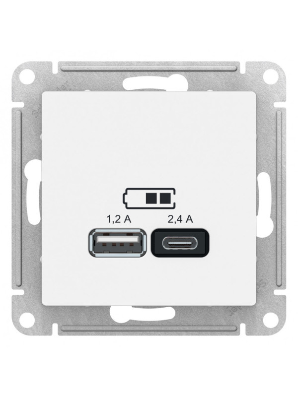 Розетка Systeme Electric AtlasDesign ATN001339 лотос