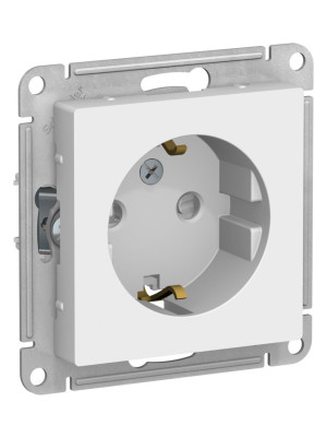 Розетка Systeme Electric AtlasDesign ATN001345 лотос сбоку