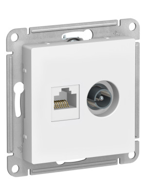 Розетка Systeme Electric ArtGallery ATN001389 лотос сбоку