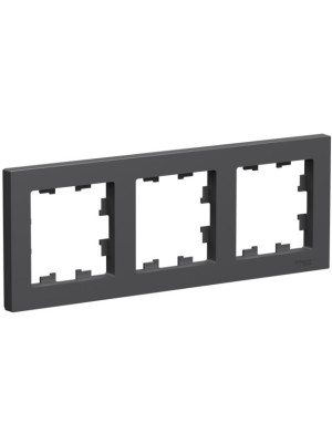 Рамка Systeme Electric AtlasDesign ATN001403 базальт сбоку