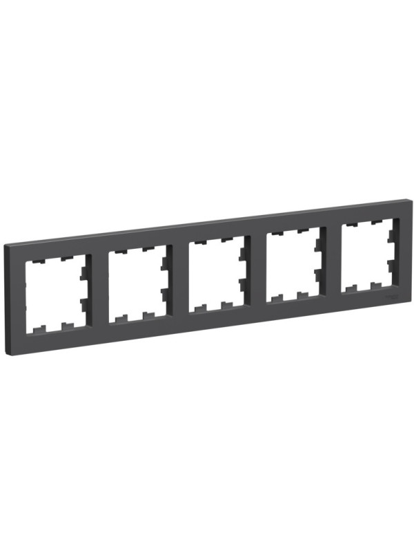 Рамка Systeme Electric AtlasDesign ATN001405 базальт сбоку