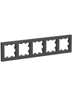 Рамка Systeme Electric AtlasDesign ATN001405 базальт сбоку