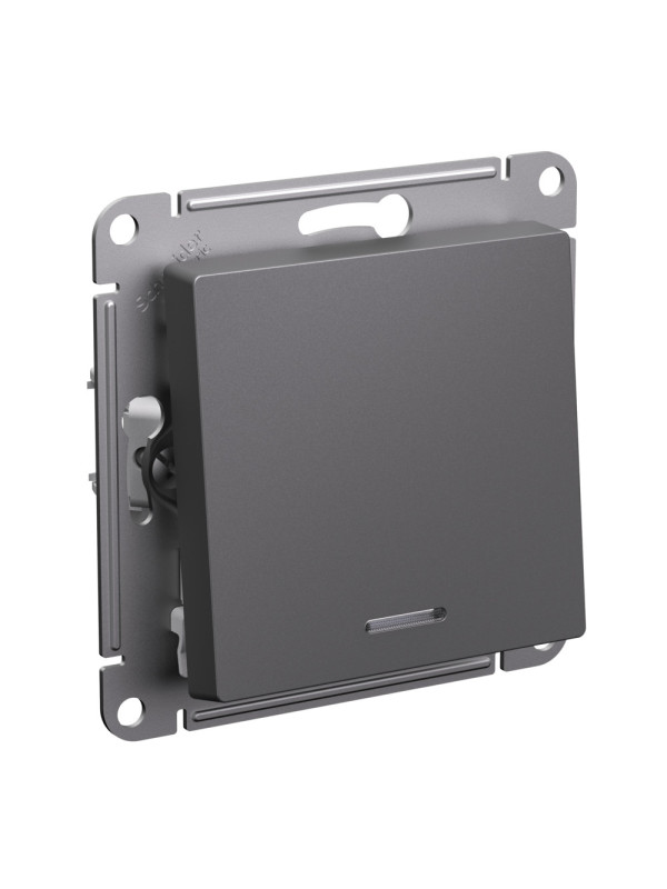 Выключатель Systeme Electric AtlasDesign ATN001413 базальт сбоку