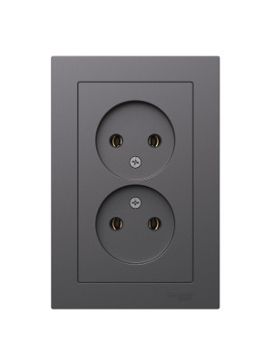 Розетка Systeme Electric AtlasDesign ATN001420 базальт