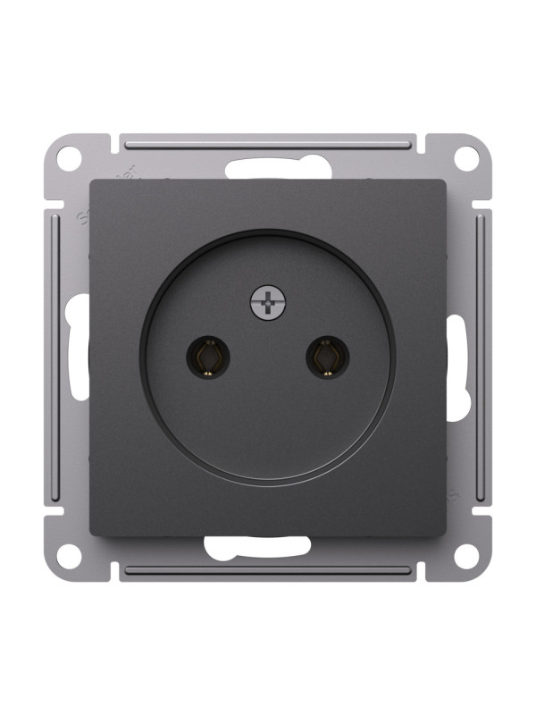 Розетка Systeme Electric AtlasDesign ATN001445 базальт