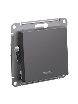 Выключатель Systeme Electric AtlasDesign ATN001463 базальт сбоку