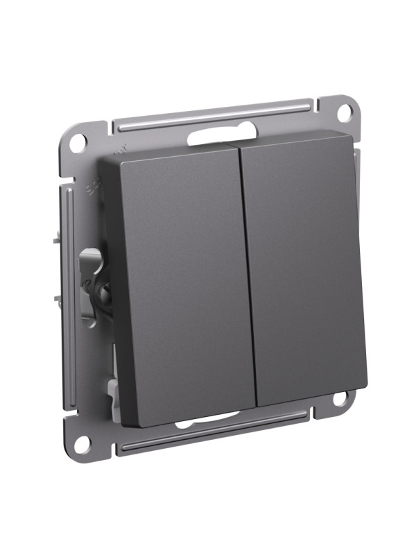 Выключатель Systeme Electric AtlasDesign ATN001465 базальт сбоку