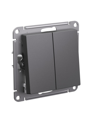 Выключатель Systeme Electric AtlasDesign ATN001465 базальт сбоку