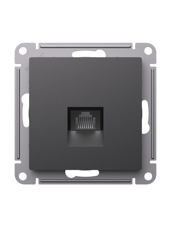 Розетка Systeme Electric AtlasDesign ATN001486 базальт