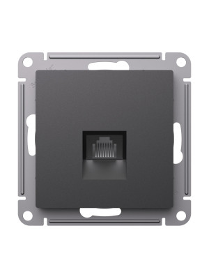 Розетка Systeme Electric AtlasDesign ATN001486 базальт