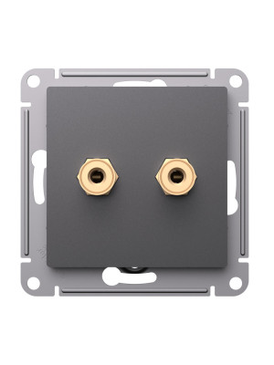 Розетка Systeme Electric AtlasDesign ATN001487 базальт