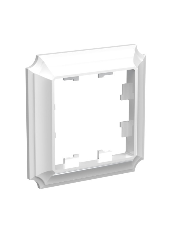 Рамка Systeme Electric AtlasDesign Antique ATN100101 белый сбоку