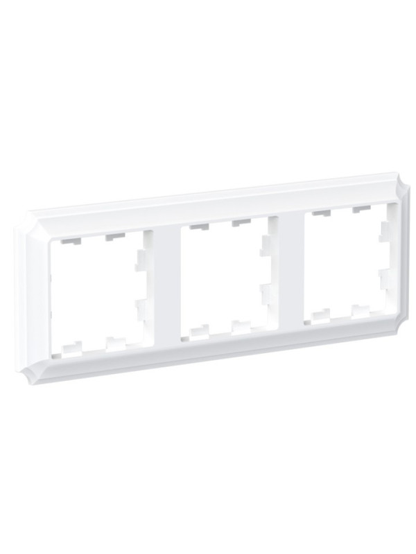 Рамка Systeme Electric AtlasDesign Antique ATN100103 белый сбоку