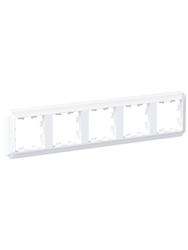 Рамка Systeme Electric AtlasDesign Antique ATN100105 белый сбоку