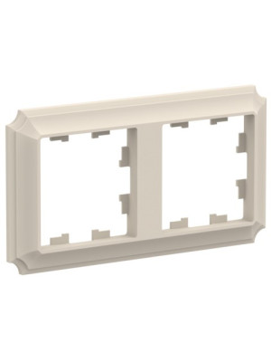 Рамка Systeme Electric AtlasDesign Antique ATN100202 бежевый сбоку