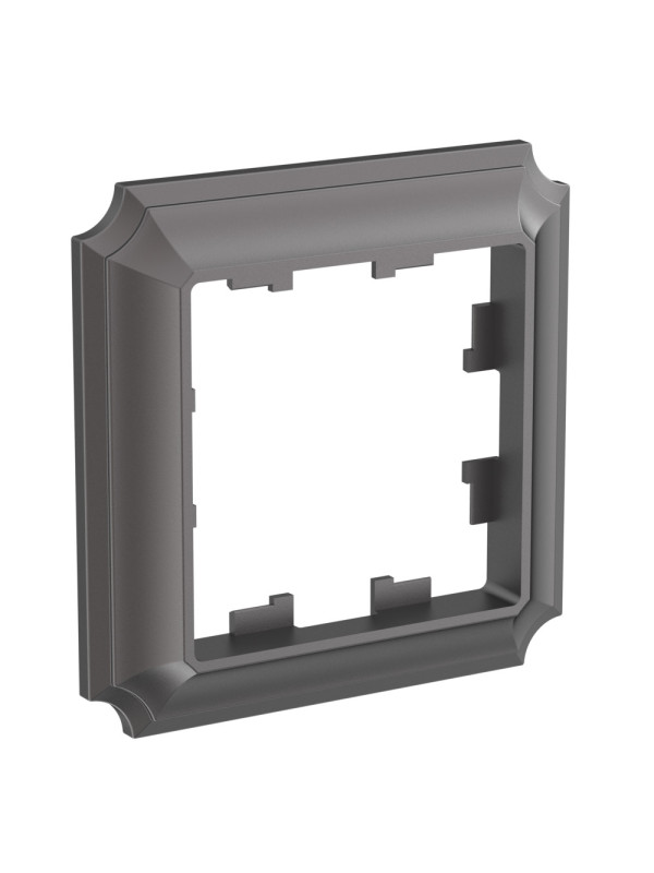 Рамка Systeme Electric AtlasDesign Antique ATN100601 мокко сбоку