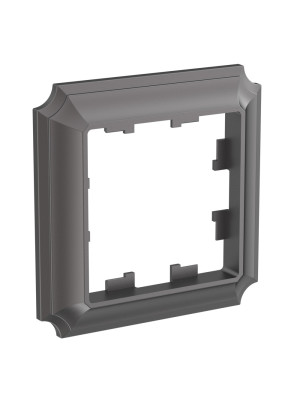 Рамка Systeme Electric AtlasDesign Antique ATN100601 мокко сбоку