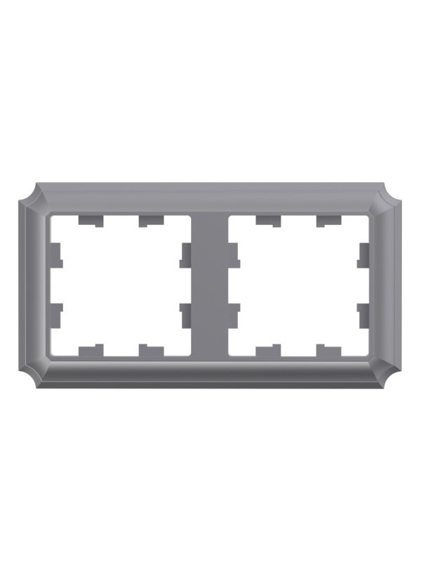 Рамка Systeme Electric AtlasDesign Antique ATN100902 сталь