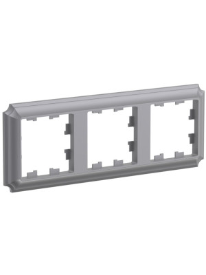 Рамка Systeme Electric AtlasDesign Antique ATN100903 сталь сбоку