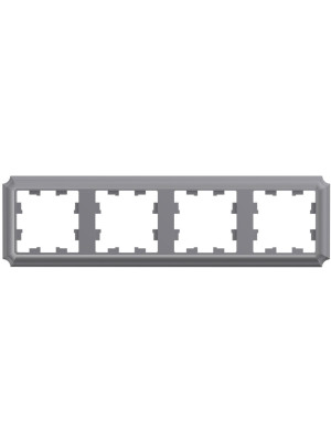 Рамка Systeme Electric AtlasDesign Antique ATN100904 сталь