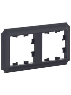 Рамка Systeme Electric AtlasDesign Antique ATN101002 карбон сбоку