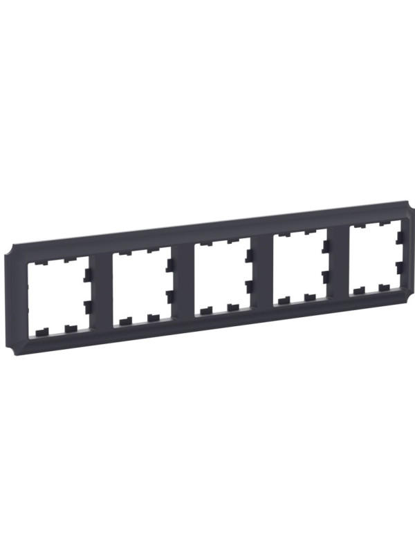 Рамка Systeme Electric AtlasDesign Antique ATN101005 карбон сбоку