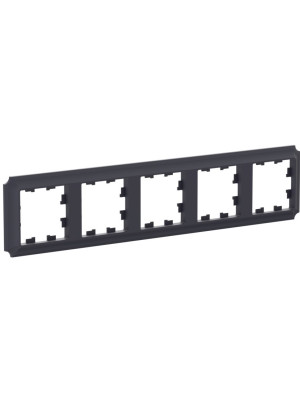 Рамка Systeme Electric AtlasDesign Antique ATN101005 карбон сбоку