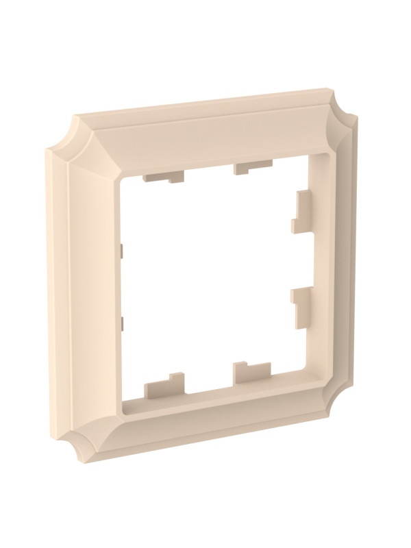 Рамка Systeme Electric AtlasDesign Antique ATN101201 песочный сбоку