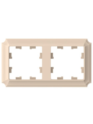 Рамка Systeme Electric AtlasDesign Antique ATN101202 песочный