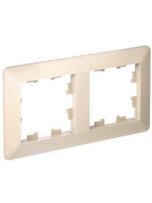 Рамка Systeme Electric AtlasDesign Air ATN220202 бежевый сбоку