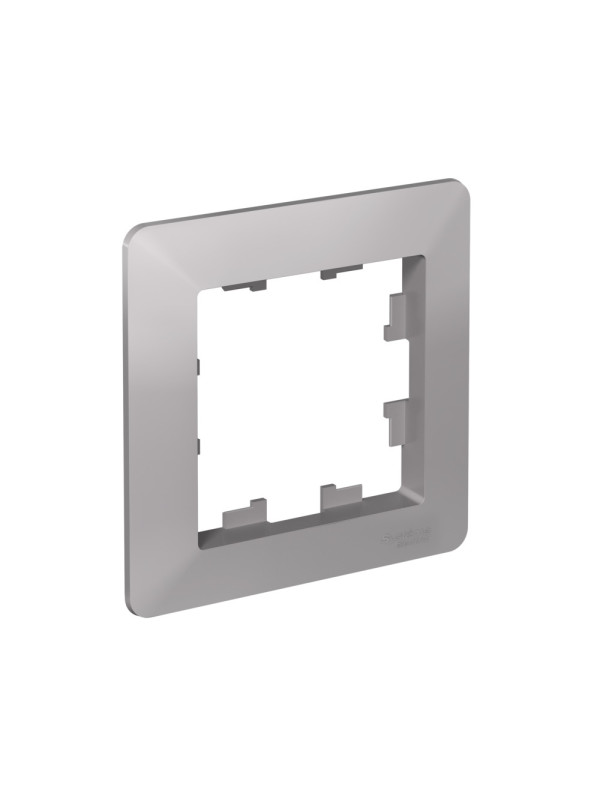 Рамка Systeme Electric AtlasDesign Air ATN220301 алюминий сбоку