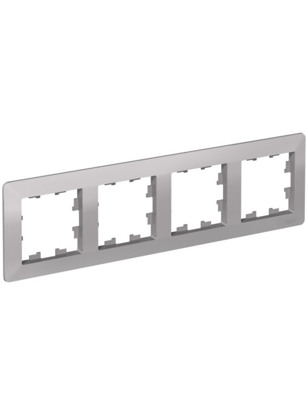 Рамка Systeme Electric AtlasDesign Air ATN220304 алюминий сбоку