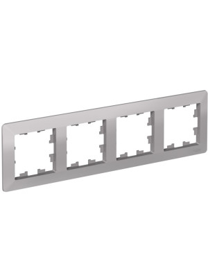 Рамка Systeme Electric AtlasDesign Air ATN220304 алюминий сбоку