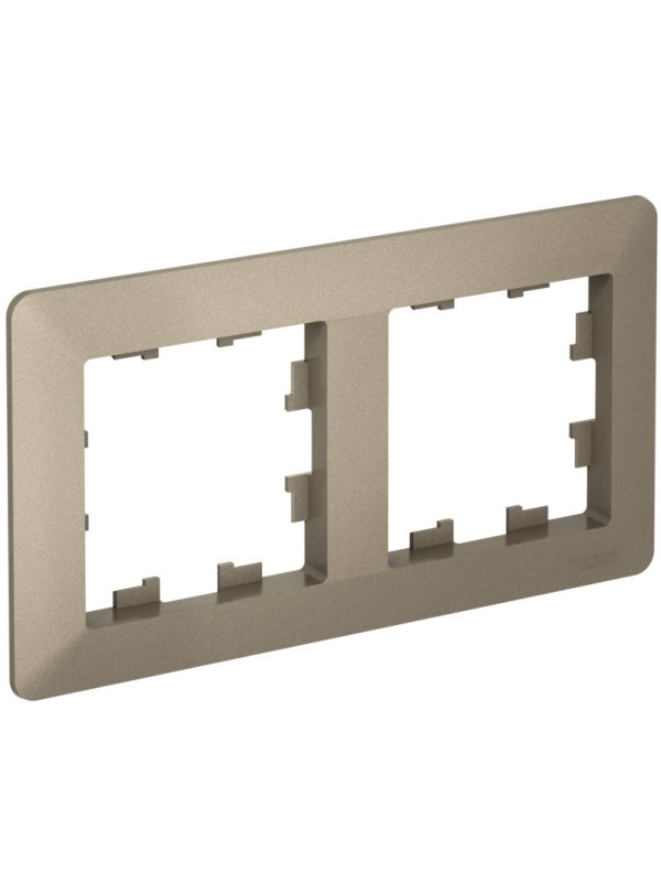 Рамка Systeme Electric AtlasDesign Air ATN220502 шампань сбоку