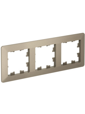 Рамка Systeme Electric AtlasDesign Air ATN220503 шампань сбоку