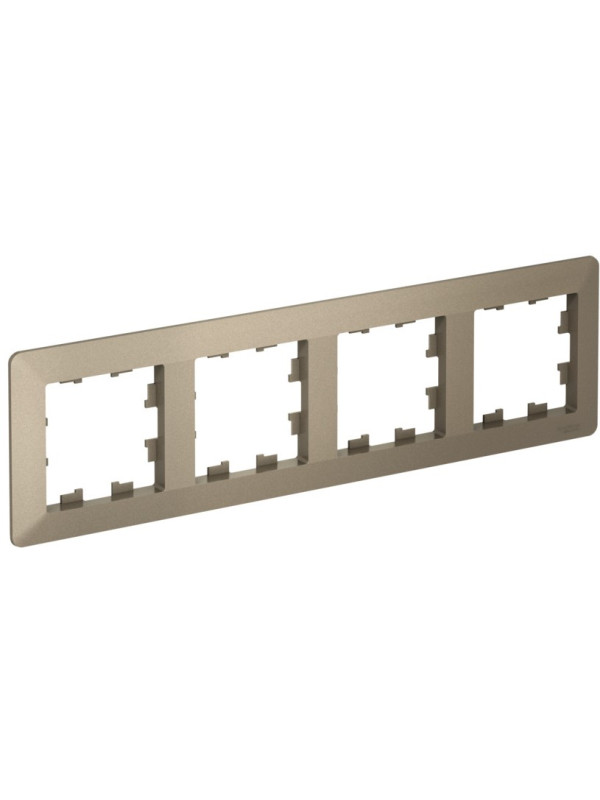 Рамка Systeme Electric AtlasDesign Air ATN220504 шампань сбоку