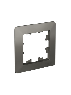 Рамка Systeme Electric AtlasDesign Air ATN220901 сталь сбоку