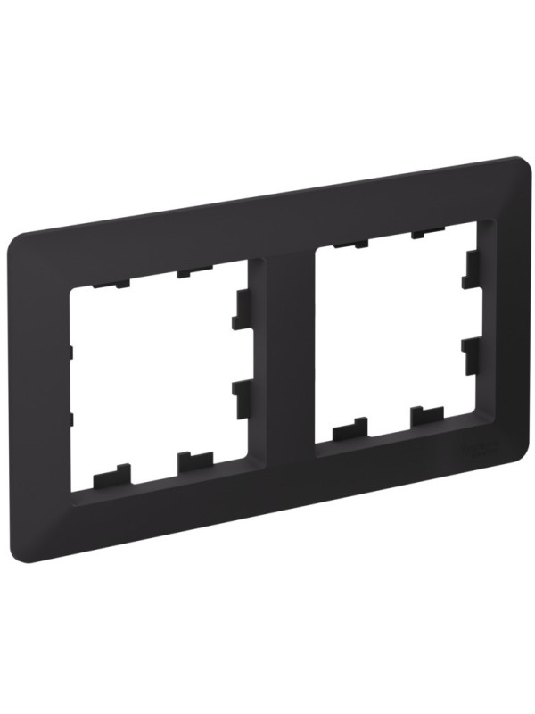 Рамка Systeme Electric AtlasDesign Air ATN221002 карбон сбоку