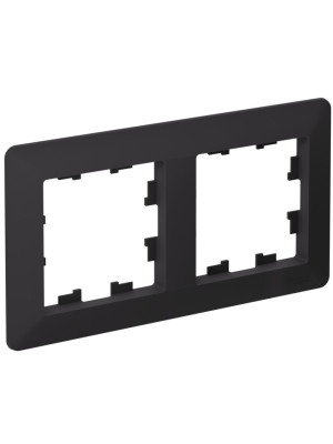 Рамка Systeme Electric AtlasDesign Air ATN221002 карбон сбоку