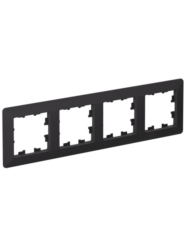 Рамка Systeme Electric AtlasDesign Air ATN221004 карбон сбоку