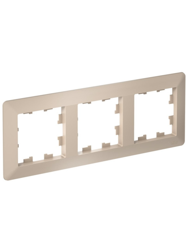 Рамка Systeme Electric AtlasDesign Air ATN221203 песочный сбоку