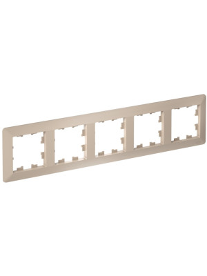 Рамка Systeme Electric AtlasDesign Air ATN221205 песочный сбоку