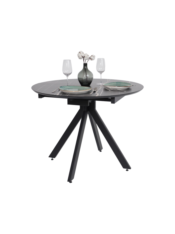 Кухонный стол Lepremo AV 1107 черный тунис/черный интерьер