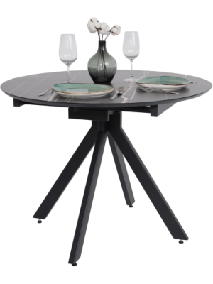 Кухонный стол Lepremo AV 1107 черный тунис/черный интерьер