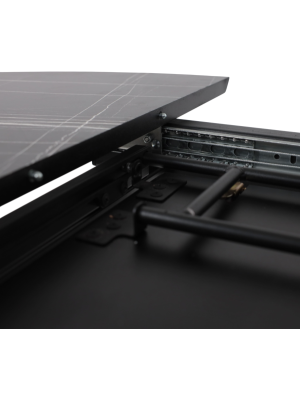 Кухонный стол Lepremo AV 1107 черный тунис/черный механизм раздвижной